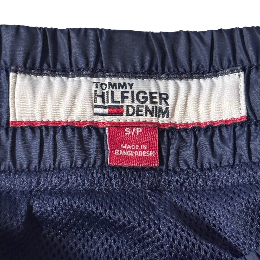 Tommy‎ Hilfiger Denim Windbreaker Track Pants Navy Red White Mens Small - Picture 7 of 14